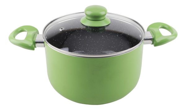 Cacerola Cuori C-verde 24cm Antiadherente Cerámica Color Ver - Imagen 2