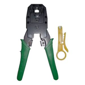 Ff Pinza Crimpeadora Para Conector Rj45, Rj11, Rj12.