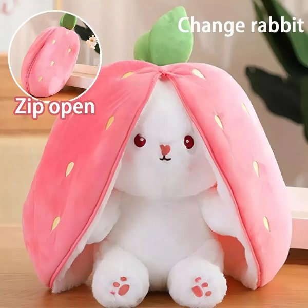 Peluche Conejo Diseño Frutilla 18cm - Imagen 6