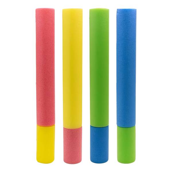 Tubo Lanza Agua De Espuma Retractil Amarillo