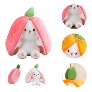 Peluche Conejo Diseño Frutilla 18cm