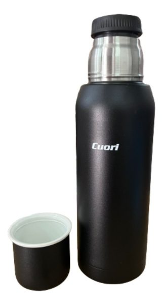 Termo Cuori 1l Acero Inoxidable Recubierto Tapón Cebador Col - Imagen 3