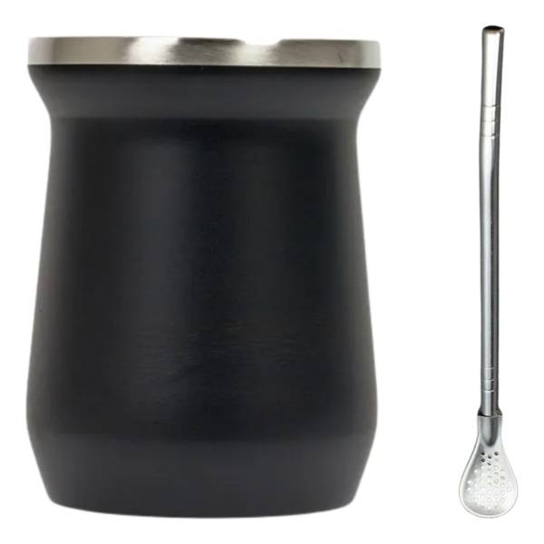 Mate De Acero Inoxidable Termico Doble Capa 240 Ml +bombilla - Imagen 20