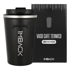 Vaso Termico Para Cafe 380 Ml Acero Inoxidable Imback