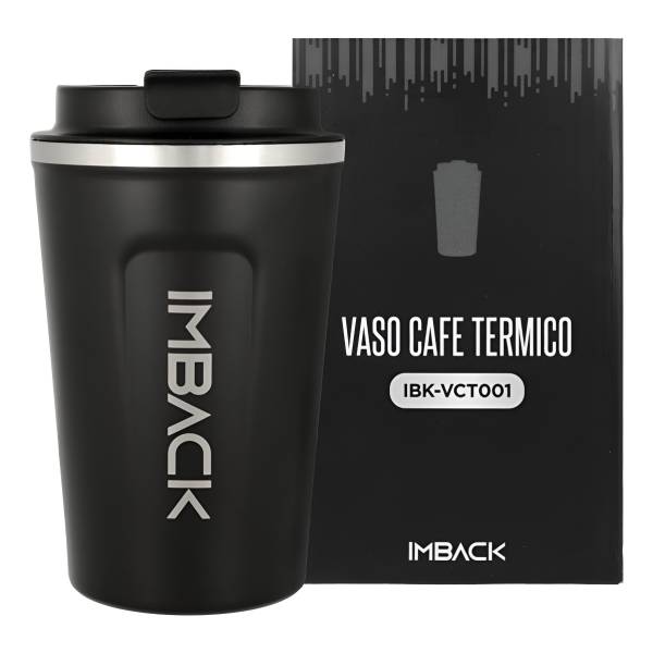 Vaso Termico Para Cafe 380 Ml Acero Inoxidable Imback