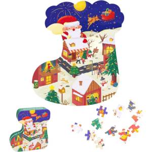 Puzzle Bota Navideña