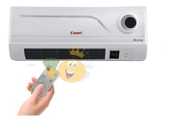 Calefactor Convector Cerámico Para Pared 2000w Cuori Brucia - Imagen 2