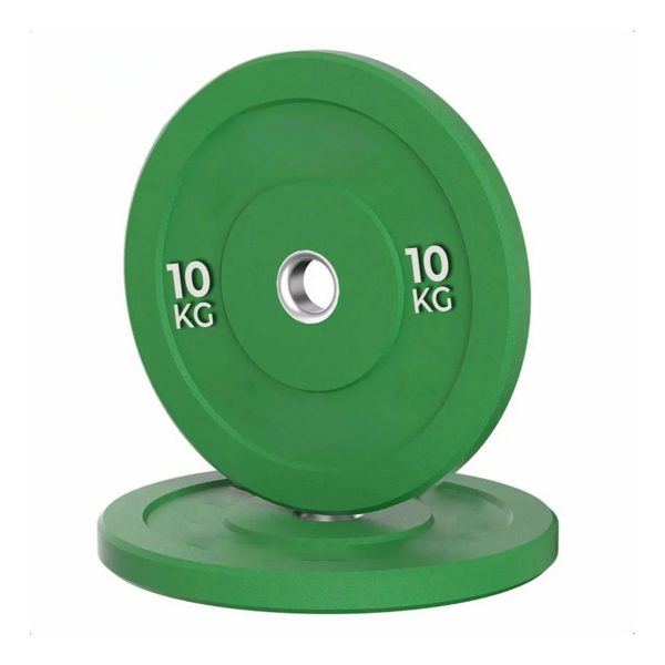 Barra Olímpica Maciza 2.20m +30kg Discos Pesas - Imagen 2