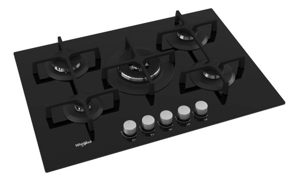 Cubierta Whirlpool A Gas 5 Quemadores 220v - Goa7523nb Color - Imagen 2