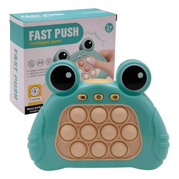 Consola Pop It Con Luz Y Sonido Rosa - Imagen 3