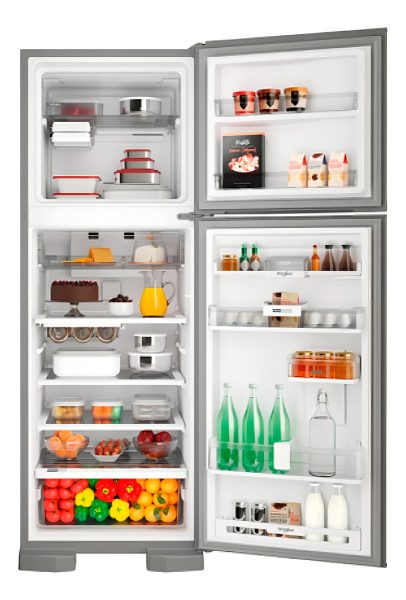 Heladera Whirlpool Frio Seco Wrm45bkdwc Inox Color Acero Ino - Imagen 4