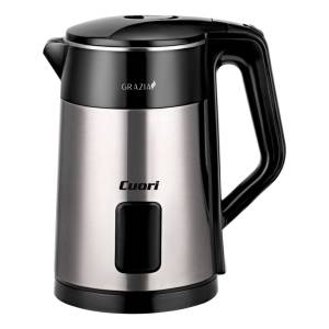 Jarra Eléctrica Cuori Grazia Acero Inox 1.8 Litros Color Gri