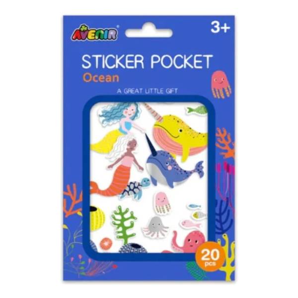 Libro Sticker Pocket Ocean