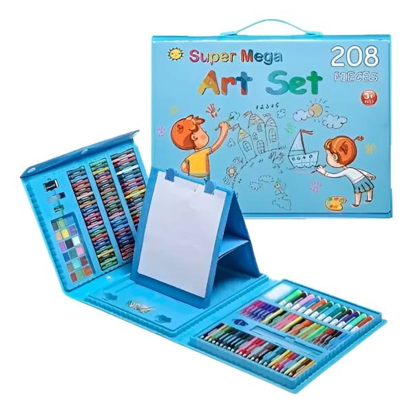 Set Kit De Arte 208 Piezas Maleta Didactica