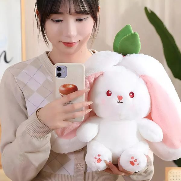 Peluche Conejo Diseño Frutilla 18cm - Imagen 5
