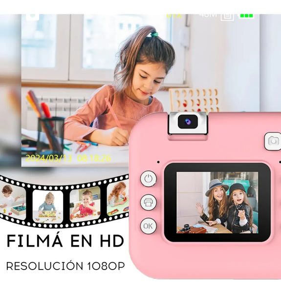 Camara De Fotos Instantane Doble Modo - Imagen 10
