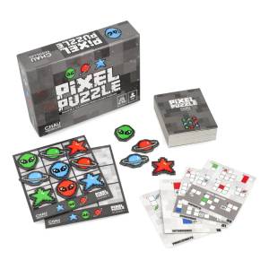 Juego De Mesa Pixel Puzzle +8 Con 40 Tarjetas