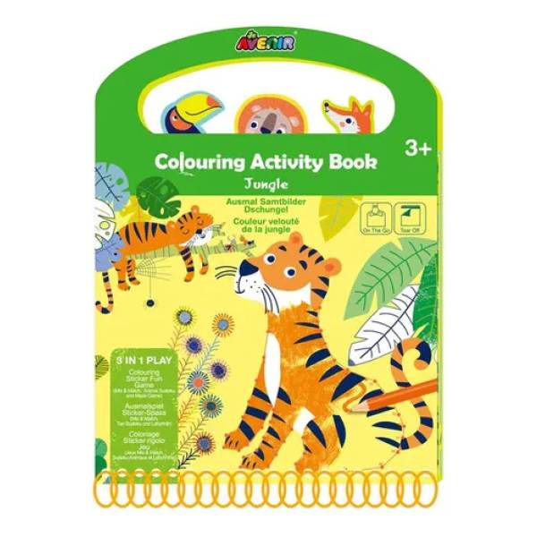 Libro Colorear Actividades Niños Avenir