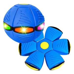 Pelota Magica Disco Volador Luz Azul
