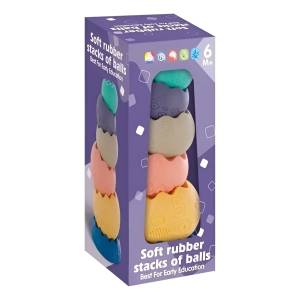 Juego Didactico Para Apilar De Silicona