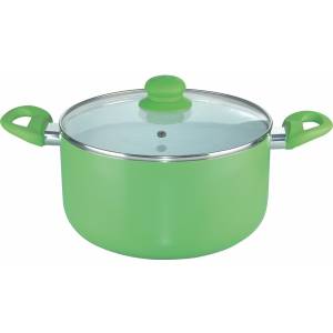 Cacerola Cuori C-verde 24cm Antiadherente Cerámica Color Ver