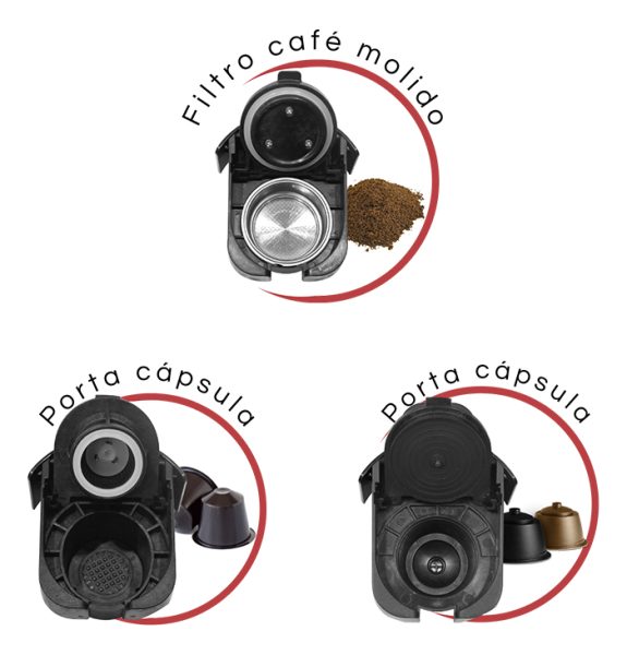 Cafetera Para Capsulas Cuori Macchiato 0.6 Lts - Imagen 5