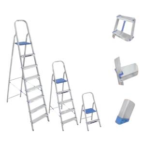 Ff Escalera Familiar Aluminio 8 Escalon Plataforma 500x1760
