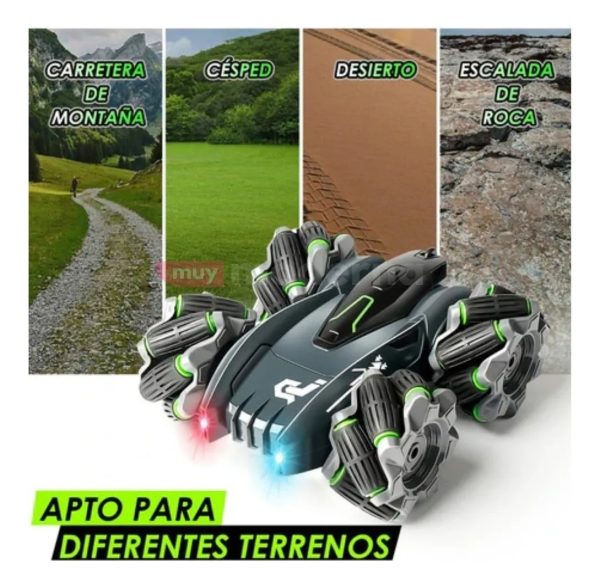 Auto C/control Remoto C/luces 360° - Imagen 2