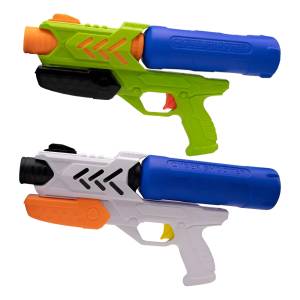 Pistola De Agua Action X2 Blanca/verde