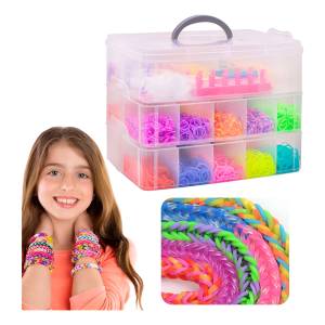 Kit De Cuentas Gomita P/pulseras 3 Capas Pvc