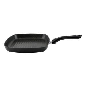 Plancha De 24 Cm Con Interior Antiadherente Modelo Black