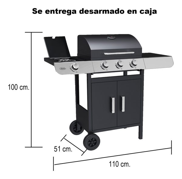 Parrilla A Gas Con Anafe Ks-grgas - Imagen 3