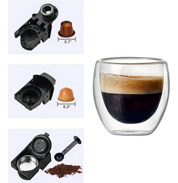 Cuori Hogar Cafetera Macchiato Negro - Imagen 2