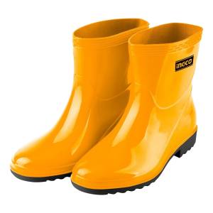 Bota Lluvia Corta Amarilla Talle 42 Ssh102l.42 Ingco