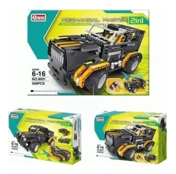 Auto C/ Control P/armar C/blocs Remoto 8001s - Imagen 3