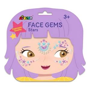 Stickers Face Gems Stars