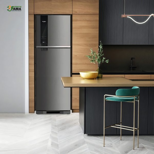 Heladera Whirlpool Frio Seco Wrm45bkdwc Inox Color Acero Ino - Imagen 5