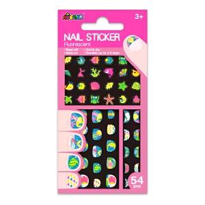 Sticker Para Uñas Fluorescente Ocean