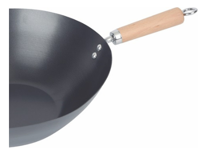 Wok De 35 Cm Con Antiadherente Cuori Carbone - Imagen 3