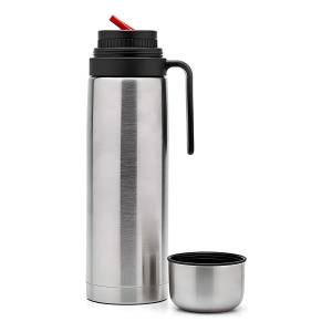 Termo 1 Lt Acero Inoxidable Doble Capa Manija Pico Cebador