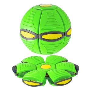 Pelota Magica Disco Volador Luz Verde