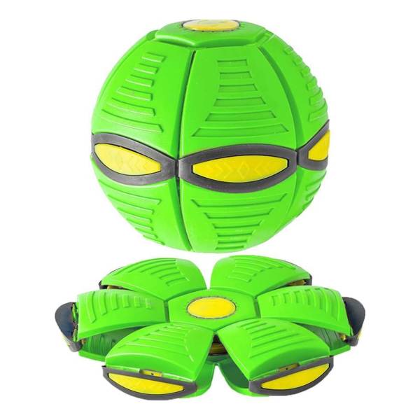 Pelota Magica Disco Volador Luz Verde
