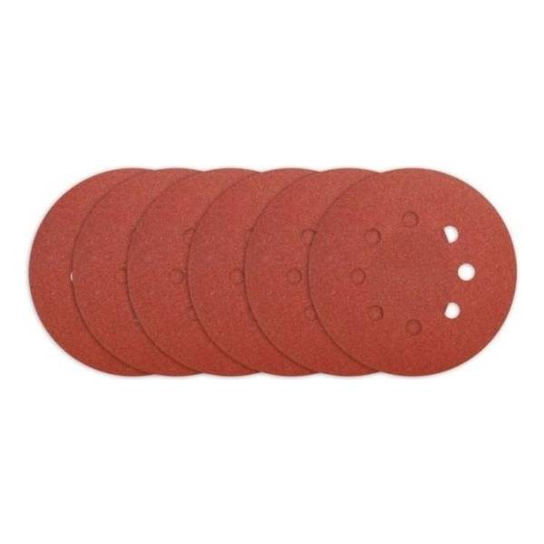 Lija Disco Velcro 125mm 5 Pzas Ingco Akrs125051 -