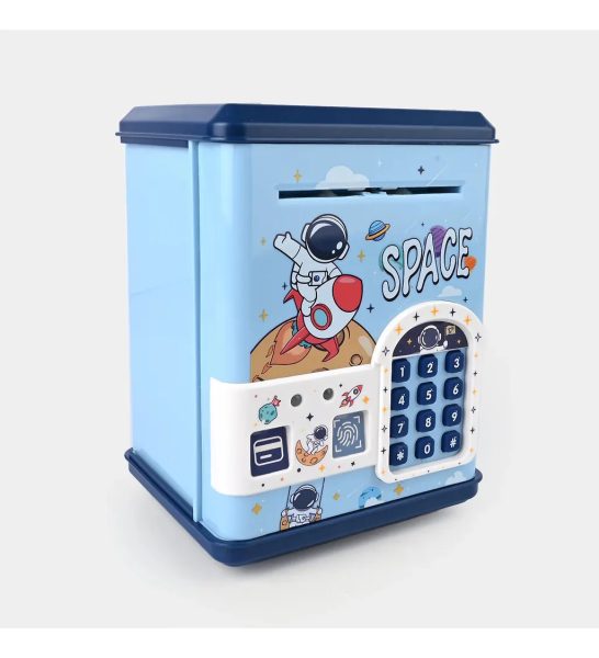 Alcancia Infantil Con Numeros Luz Y Sonido Azul - Imagen 2