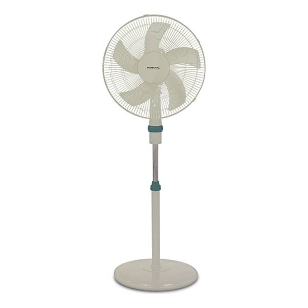 Ventilador De Pie Punktal Blanco 40 Cm Pk-v11 Cantidad De Aspas 5 Color De Las Aspas Beige Frecuencia 50 Material De Las Aspas Plástico