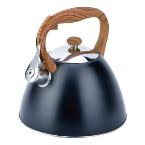 Caldera Acero Inoxidable Negra 3l