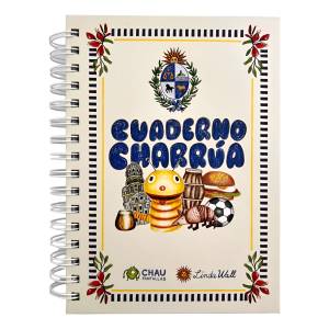 Cuaderno Agenda Charrúa Linda Wall Chau Pantallas