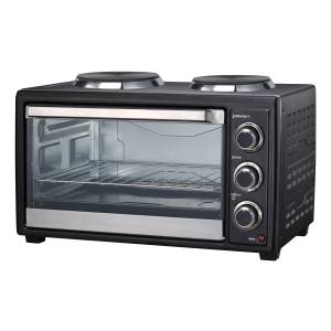 Horno Electrico Con Anafe 35 Litros Ks-he35n Mi Casa
