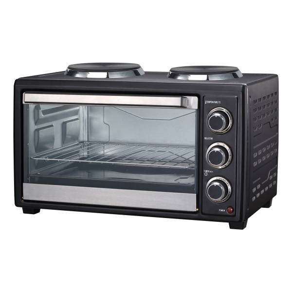 Horno Electrico Con Anafe 35 Litros Ks-he35n Mi Casa