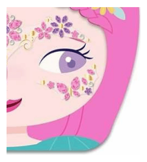 Sticker Face Gems Flowers - Imagen 3